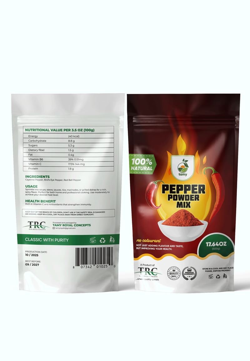 Packaging range for a spice brand